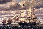 Fitz Hugh Lane Clipper Ship Southern Cross Leaving Boston Harbor Sweden oil painting artist